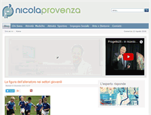 Tablet Screenshot of nicola-provenza.it